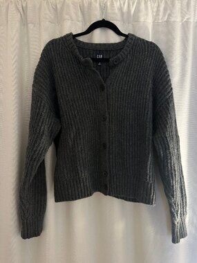 Gap grey oversized chunky cardigan